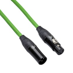 Bespeco RKMB300GN Cavo Microfonico 3 m Verde Brillante