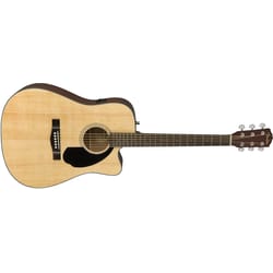 Fender CD-60SCE Dreadnought Walnut Fingerboard Natural