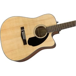 Fender CD-60SCE Dreadnought Walnut Fingerboard Natural