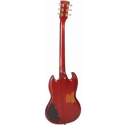 Vintage Icon VS6MR Distressed Cherry Red Chitarra Elettrica