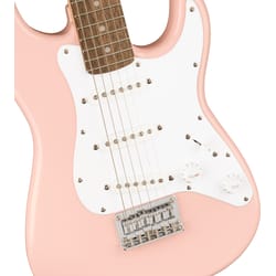 Fender Mini Stratocaster Laurel Fingerboard Shell Pink