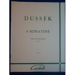 CARISCH DUSSEK 6 SONATINE