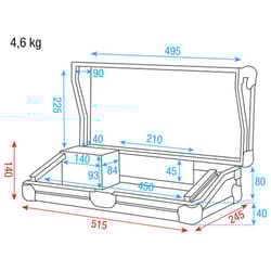 Showtec Case for Scanmaster Series (SHOWTEC LCA SCMA1)