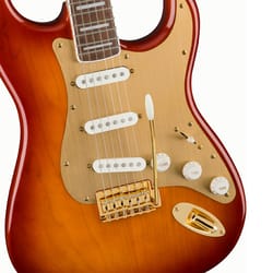 Fender Squier 40TH Stratocaster Gold Edition Sienna Sunburst