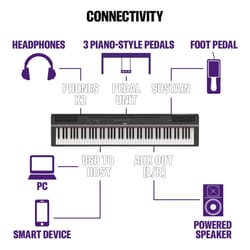 Yamaha P125 BK Black