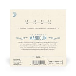D'addario EJ73 Mandolin Light Set 10-38