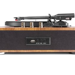 Fenton RP162 Record Player Walnut Wood