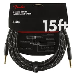 Fender Deluxe Tweed Instrument Cables Black Tweed