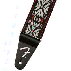 Fender Pasadena Woven Straps Red Snowflake