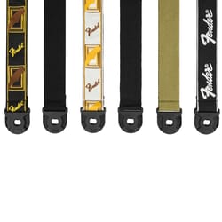 Fender Quick Grip Locking End Straps White