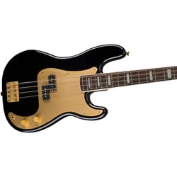 Fender Squier 40Th Anniversary Precision Bass Gold Edition Black