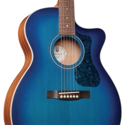 Guild IT OM-240CE Dark Blue Burst