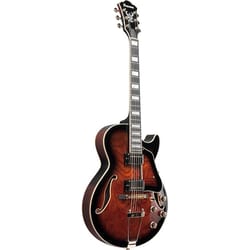 Ibanez AG95QA Dark Brown Sunburst