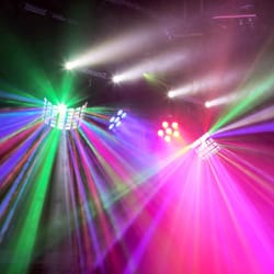 BeamZ ShowBar 2xPAR 6x6in 2xDerby, Laser