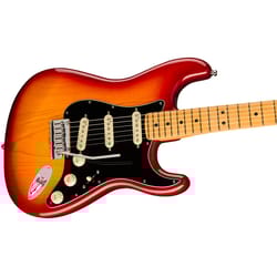 Fender American Ultra Luxe Stratocaster MN Plasma Red Burst
