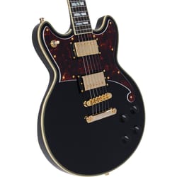 D'angelico Deluxe Brighton Solid Black