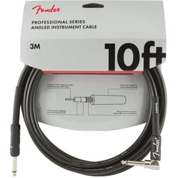 Fender Professional Series Instruments Cable 3m Black
