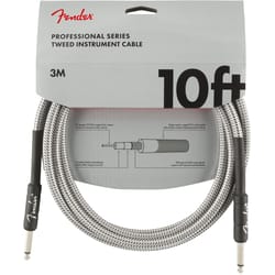 Fender Professional Series Tweed Instruments Cable 3m White Tweed