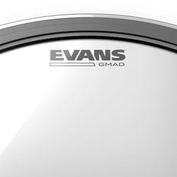 Evans 22" GMAD Clear Bass Drum BD22GMAD