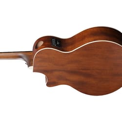 Ibanez AE140 Weathered Black Open Pore Top, Open Pore Natural Back and Sides