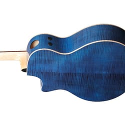 Ibanez AE390-NTA Natural High Gloss Top, Aqua Blue High Gloss Back And Sides