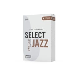 D'Addario Organic Select Jazz Unfiled Sax Alto 3 Medium