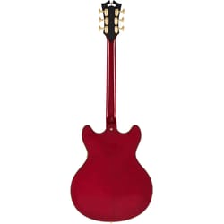 D'angelico Excel DC Trans Cherry Con Stop-Bar Tailpiece