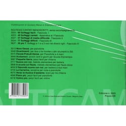 Manzi Solfege Solfeggi Cantati Vol.1