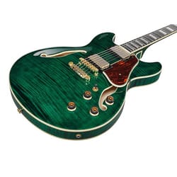 Ibanez AS93FM-TMG Transparent Moss Green