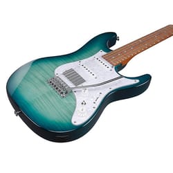 Ibanez AZ22S1F-TXB Transparent Turquoise Burst