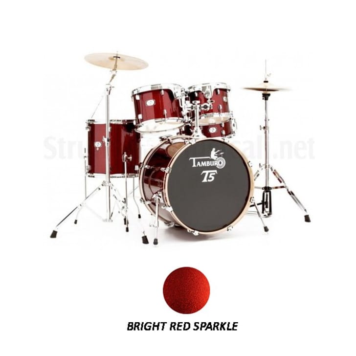 Tamburo T5S22 BRDSK Bright Red Sparkle