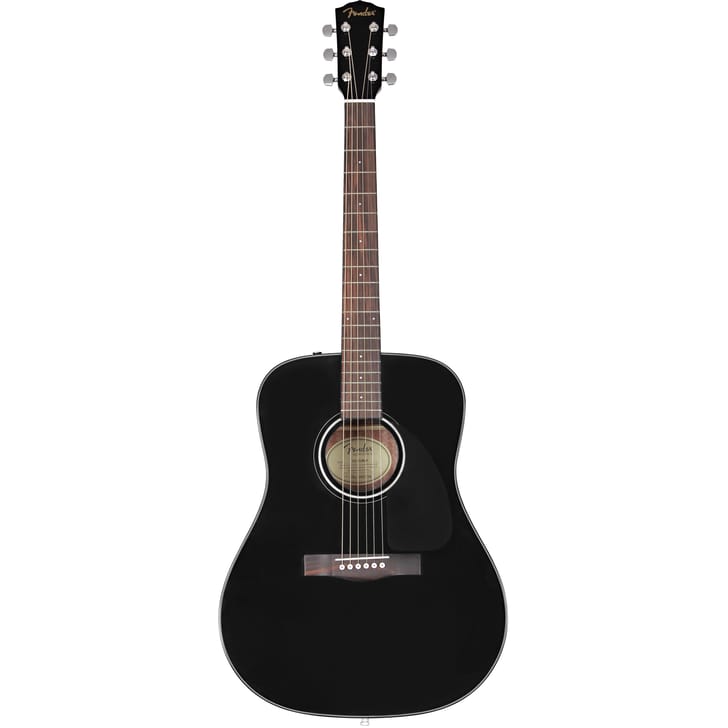 Fender CD-60 Dreadnought V3 DS Walnut Fingerboard Black