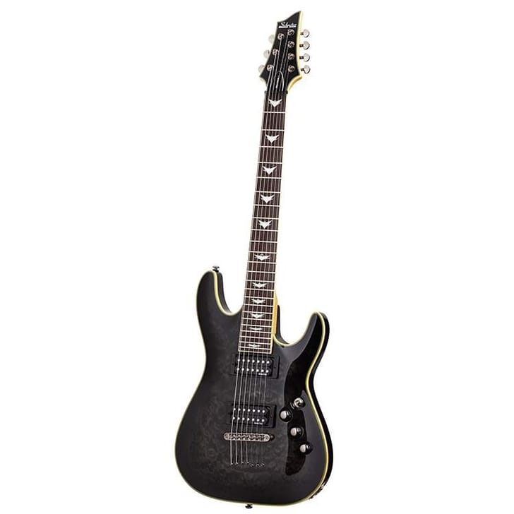 Schecter Omen Extreme 7 R-STBLK See Thru Black