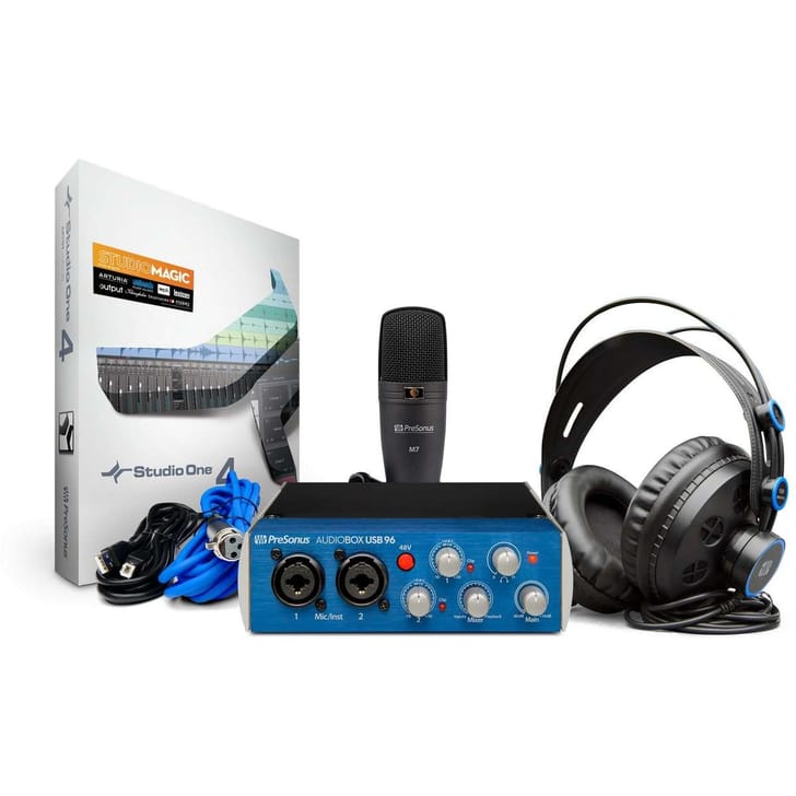 PRESONUS AUDIOBOX 96 STUDIO BUNDLE KIT REGISTRAZIONE
