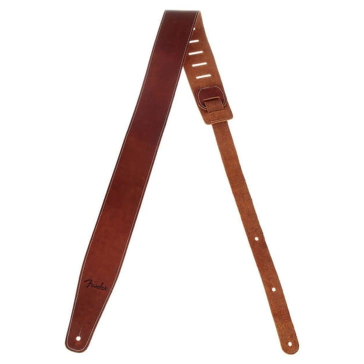 Fender Broken in Leather Strap Tan Tracolla