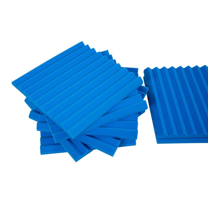 Pannello Fonoassorbente Monopiramide 4cm D35 Blu