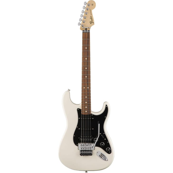 Fender Standard Stratocaster HSS Floyd Rose Pau Ferro Olympic White