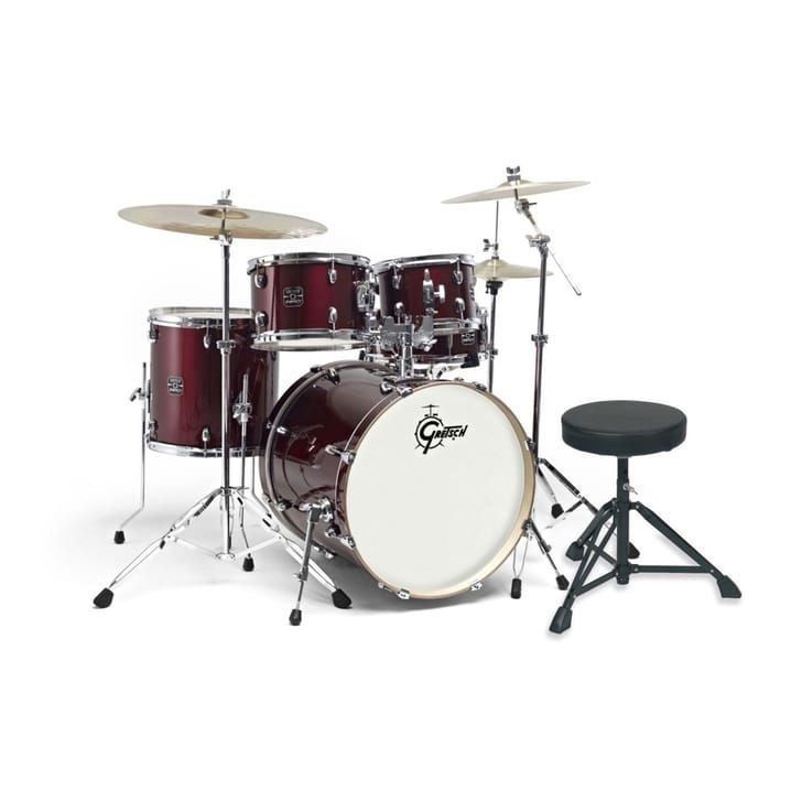 Gretsch Energy Studio Red + Set 3 Piatti Paiste 101