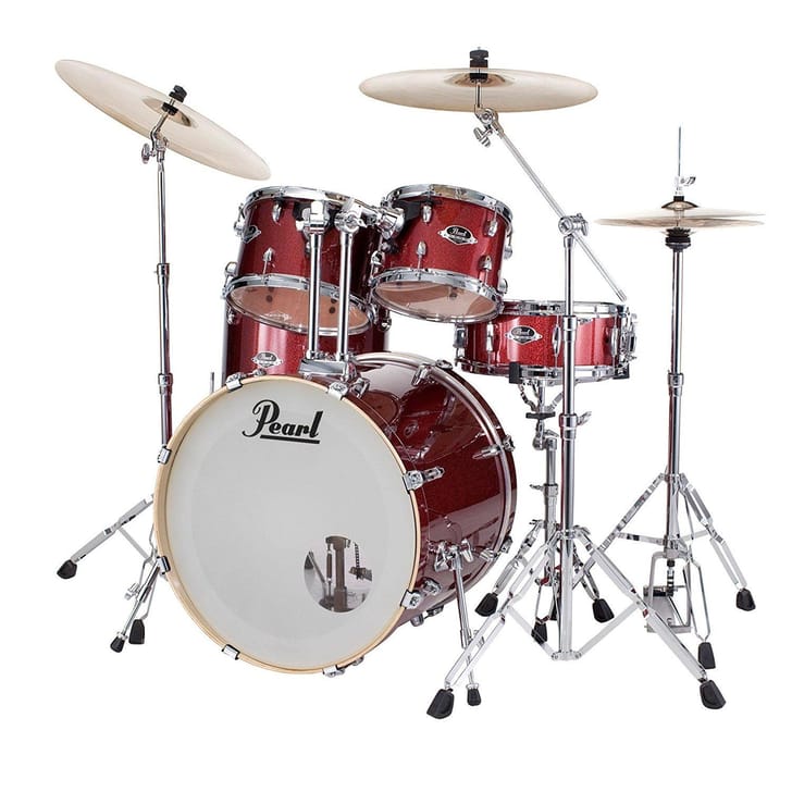 Pearl Export Black Cherry EXX705NBR/C704 + Set Piatti SBR
