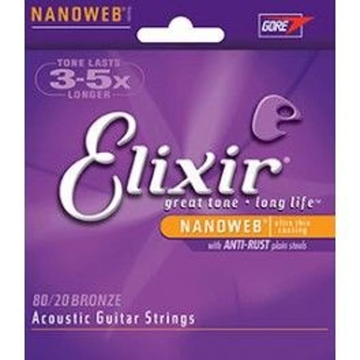 Elixir 11027 NANOWEB CUSTOM LIGHT ACOUSTIC BRONZE