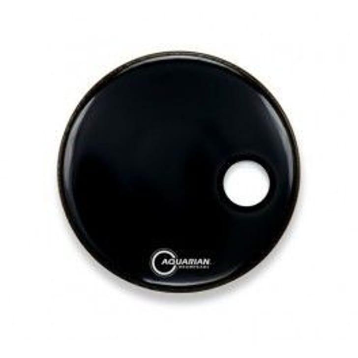 Aquarian 18" Ported Front Bass Drum Black SMPTCC18BBK