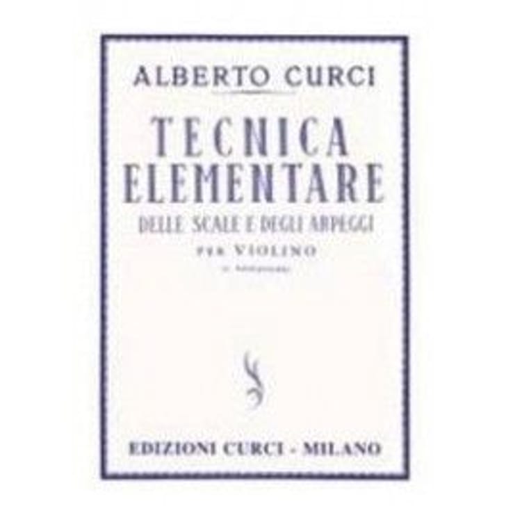 CURCI TECNICA ELEMENTARE DELLE SCALE E DEGLI ARPEGGI