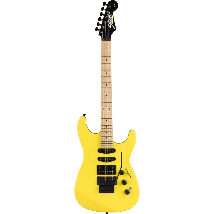 Fender Limited Edition HM Stratocaster Maple Fingerboard Frozen Yellow