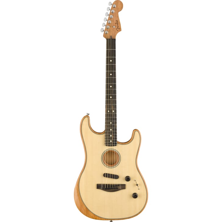 Fender American Acoustasonic Stratocaster Natural con Bag