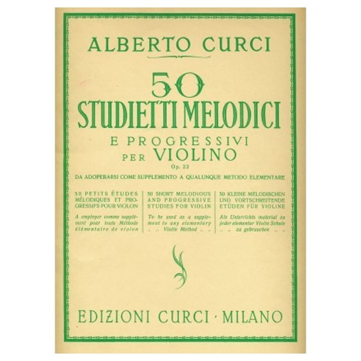 CURCI STUDIETTI 50 MELODICI OPUS 22
