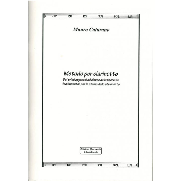 CATURANO M. METODO PER CLARINETTO