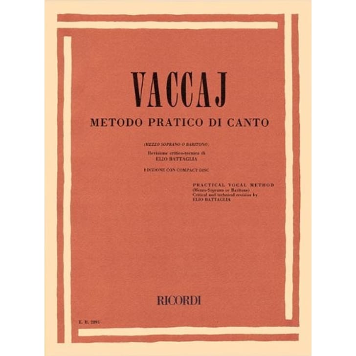 VACCAJ METODO PRATICO PER CANTO BARITONO