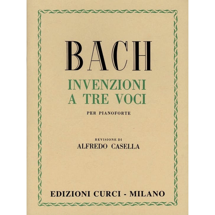 BACH INVENZIONI A TRE VOCI