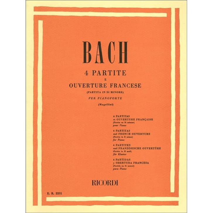 BACH 4 PARTITE E OUVERTURE FRANCESI