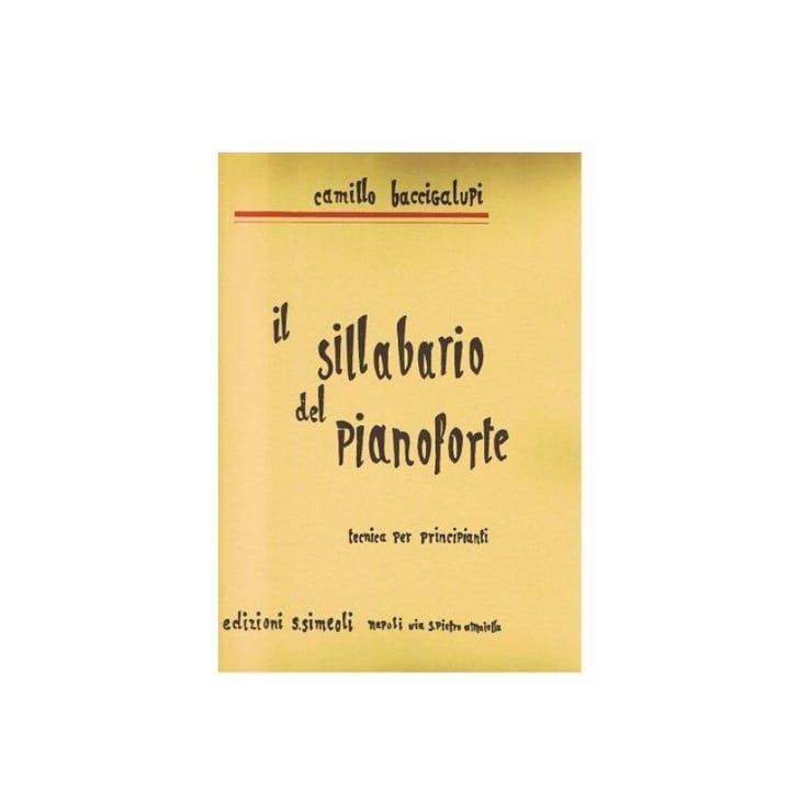 BACCIGALUPI IL SILLABARIO DEL PIANO